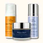 Luxe Mantra Ultimate Skin Trio skincare set – product packaging, front view