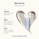 Luxe Mantra Reset+ cream – packaging and label close-up